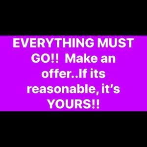 EVERYTHING MUST GO